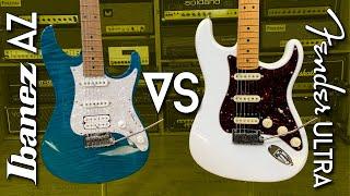Battle of the HSS Super Strats! Ibanez AZ vs Fender Ultra