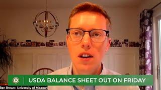 Ben Brown's expectations for the USDA balance sheet