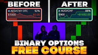  FREE TRADING COURSE ⟶ BINARY OPTIONS COURSE  Learn Trading Beginners  Pocket Option Course