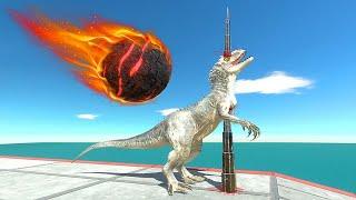 Can Someone Avoid Giant Spike and Large Fireball - Animal Revolt Battle Simulator