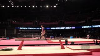 HONG Un Jong (PRK) - 2015 Artistic Worlds - Qualifications Balance Beam