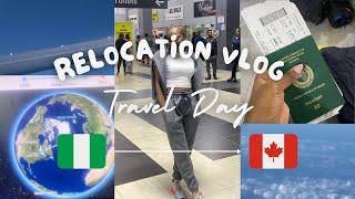 TRAVEL VLOG | NIGERIA  TO CANADA  RELOCTION | KLM AIRLINE | 12 HOURS LAYOVER | FOOD