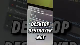 Desktop Destroyer Game Prank! #shorts