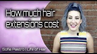 How much hair extensions cost