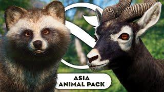 NEW Animals, Scenery Items & Free Update! | ASIA ANIMAL PACK | Planet Zoo