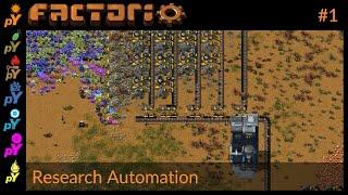 Research Automation | Part 1 | Factorio PyAE | Pyanodons Alternative Energy