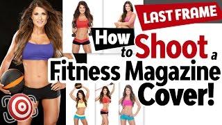 How to shoot a fitness magazine cover shot.  Prep, poses & lighting for fitness photography