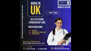 UK Sponsorship Jobs for Indians | UK NHS Jobs #applynow #ukvisa #ukjobs