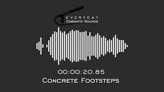 Footsteps Walking on Concrete | HQ Sound Effects
