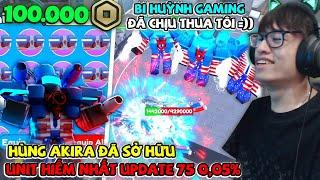 HÙNG AKIRA DÙNG 100.000 ROBUX QUAY TRÚNG TITAN FIREWORKMAN TỈ LỆ 0,05% TRONG TTD UPDATE 75 BÙNG NỔ