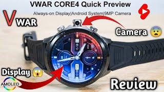 VWAR CORE4 4G -Android Smart Watch- | Rotating Camera| Connect to Mobile - Review 