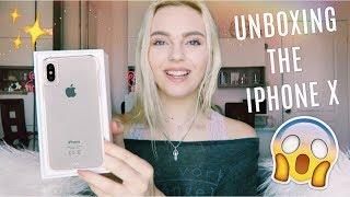 UNBOXING THE IPHONE X 