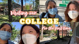 Visiting our COLLEGE for the first time!! Vlog #3 *got lost*