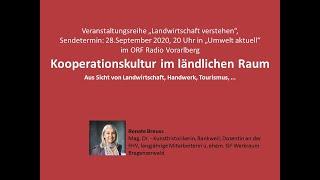 Themenabend "Landwirtschaft verstehen" Vortrag von Renate Breuss