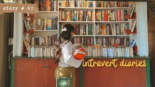 INTROVERT DIARIES A Bookish, Artsy and Cozy Hobbies Vlog | Knitting | Watercoloring | Book Nook