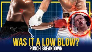 Frame by Frame Analysis (UPSCALED) Was it an ILLEGAL Low Blow? Usyk vs Dubois - Boxing Breakdown