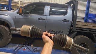 How to Change a CV Joint on your 2012+ Isuzu Dmax