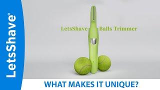 LetsShave Balls Trimmer for Men | Trimmer for Groin Area & Pubic Hair | Anti-Snagging Technology