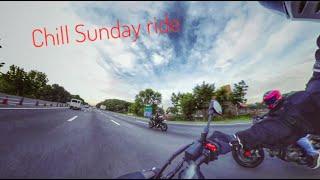 Chill ride Sunday | Fly by | MT-07