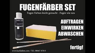 Fugenfärben leicht gemacht mit dem neuen Fugenfärber Set von Karl Dahm