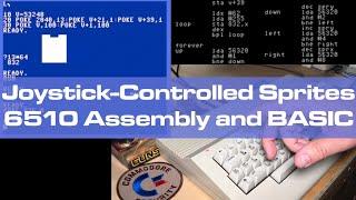 C64 Joystick-Controlled Sprites in Assembly and BASIC