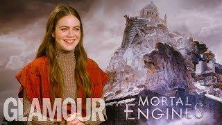 Mortal Engines Hera Hilmar's Funny Dating Profile & Copying Tyra Banks Smize  | GLAMOUR UK