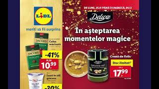 Lidl Romania catalogul 25. 11. 2024 l Lidl pliant România