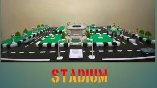 Maket Miniatur Diorama Stadium