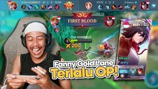 Ini Sih Namanya FANNY GOLD LANE Rasa FANNY HYPER  OP PARAH️- Mobile Legends