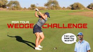 Taking On PGA Tour Players | Wedge Challenge