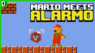 Mario meets Nintendo's Alarmo!