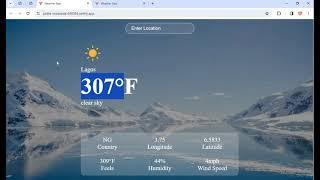 How To Create Weather App Using React JS - React Weather App - OpenWeatherMap API