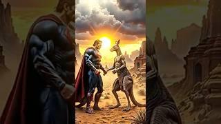 Superman Vs kangaroo duo #animalshorts #hybrids #ai #edit #fusion #marvel #kangaroo #superman