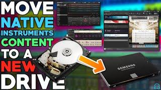 MOVE & RE-LINK NATIVE INSTRUMENTS SAMPLE CONTENT (KONTAKT, BATTERY, REAKTOR etc...)