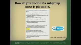 Interpreting a Subgroup Analysis: Is There a Real Effect?