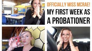 The Week I Became Miss McRae / i vlogged my first ever week of teaching