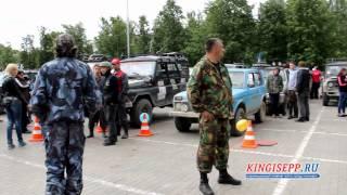 Крутые тачки приехали в Кингисепп для участия в Ралли. Начало KINGISEPP.RU