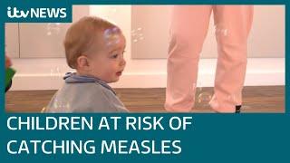 Children at risk of catching measles at school as MMR jab uptake lowest in decade | ITV News