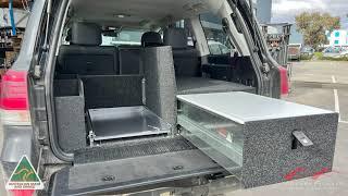 Modular & Removable 4x4 Storage Drawer System - LC 200 Series - Fourby Fitouts - Aussie Made