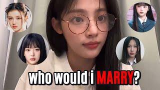 Minji's CHOOSES "Who Would I Marry In NewJeans?" (unexpected)