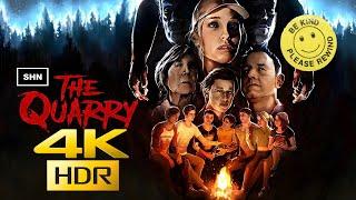 The Quarry  4K/60fps HDR  Longplay Walkthrough Gameplay No Commentary