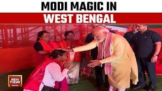 Lok Sabha Election 2024 | PM Modi’s Magic In Bengal | Women Gets Emotional After Meeting Modi