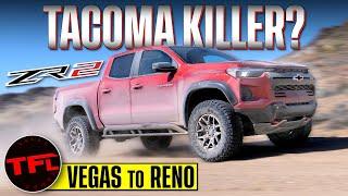 2023 Chevy Colorado ZR2 Is a BEAST! I Raced It from Vegas to Reno - ALL OFF-ROAD!