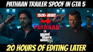 Pathan Trailer Spoof GTA 5 | Jawan Shah Rukh Khan | John Abraham | WackDance Gaming