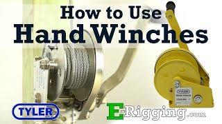 How to Use Tyler Tool Hand Winches