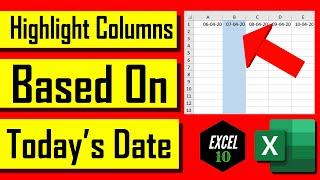 How to Highlight A Column With Current Date In Excel