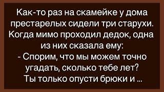 Как Две Старухи Угадывали Возраст Деда! Сборник Смешных Свежих Анекдотов! Юмор! Позитив!