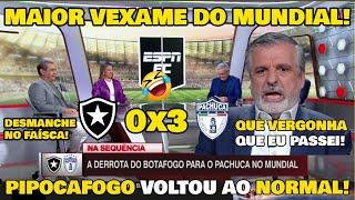 PASCOAL ESCULACHOU! "QUE VERGONHA QUE O BOTAFOGO ME FEZ PASSAR" VEXAME NO MUNDIAL!