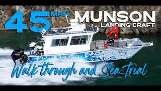 32' Munson Landing Craft w/ Twin 300 Mercury Outboards