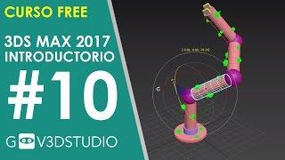 Introducción a 3ds Max 2017 10 Orientación de gizmo y vinculación de objetos